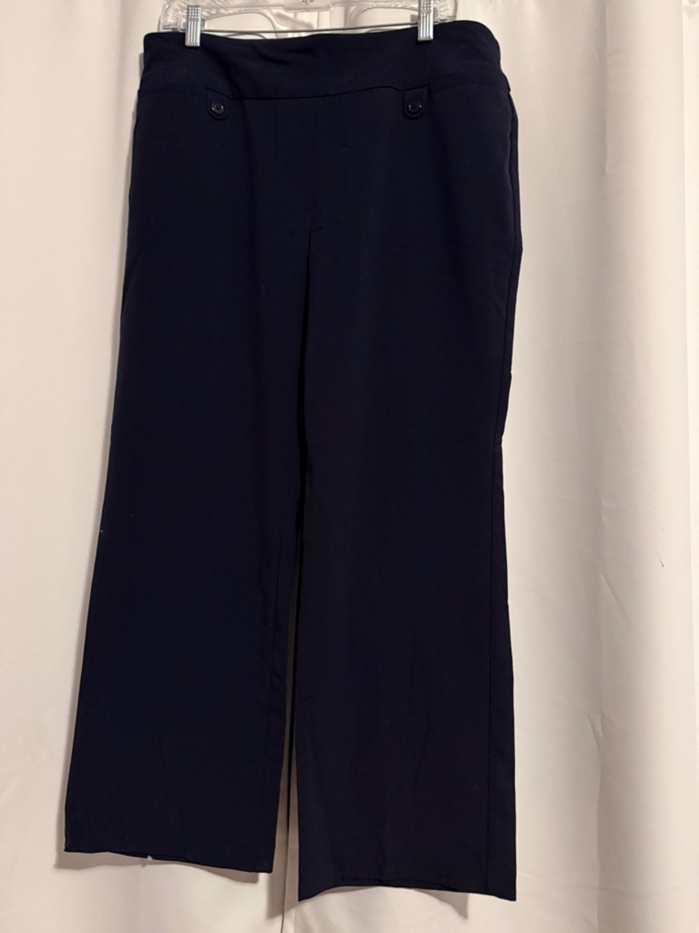 Dress Barn Navy Wide-Leg Pants